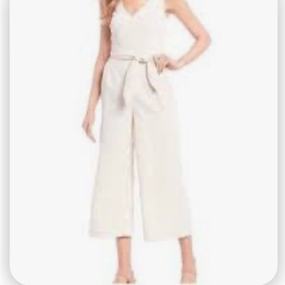 TAKARA Jumpsuit!Creme color 💛 sz 9. Junior should fit womens 6-8sz Super soft! - Picture 5 of 5